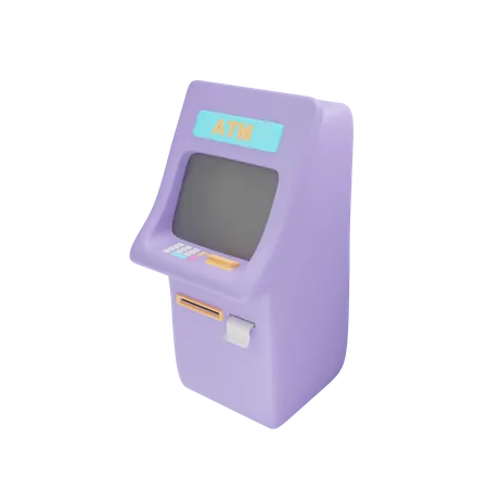 3 D Illustration Of ATM 3D Icon