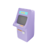 cash withdrawal machine 3d logos
