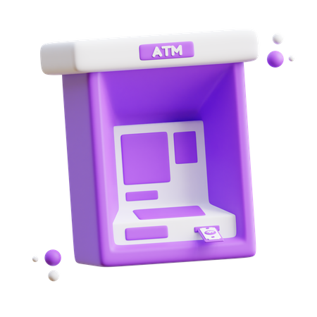 Atm Machine 3D Icon