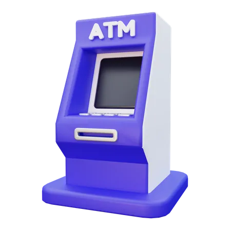 ATM Machine 3 D Icon 3D Icon