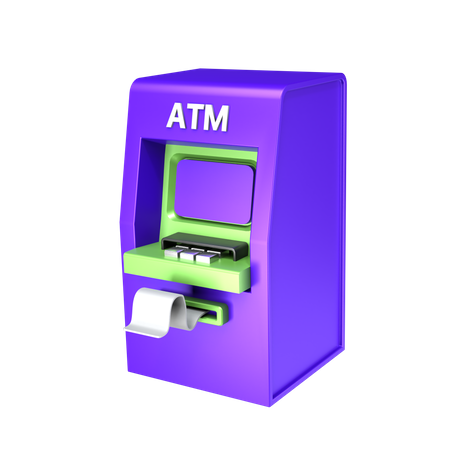 ATM Machine  3D Icon