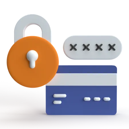 ATM Password  3D Icon