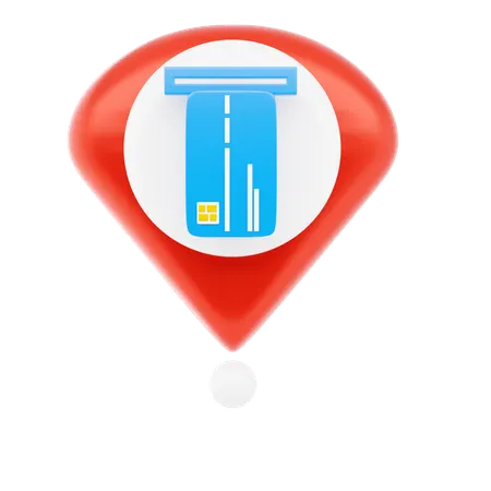 Atm Pin  3D Icon