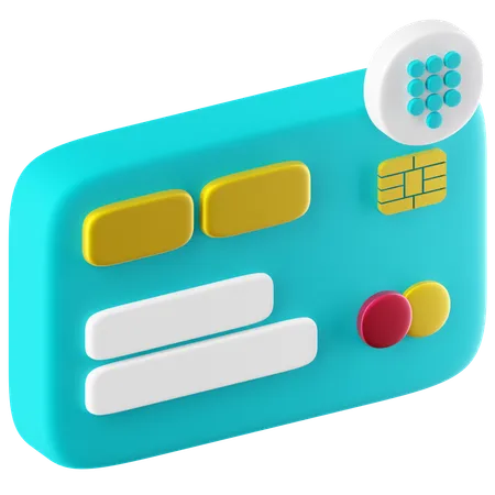 ATM PIN  3D Icon