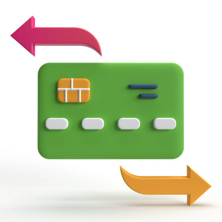 ATM取引  3D Icon