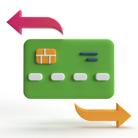 ATM取引  3D Icon