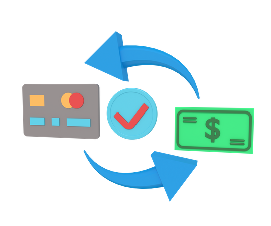 ATM transaction success  3D Icon