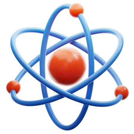 Atom  3D Icon