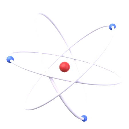 Atom  3D Icon