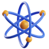 atom 3d logo