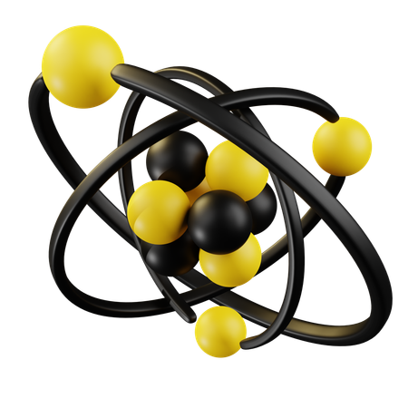 Atom  3D Icon