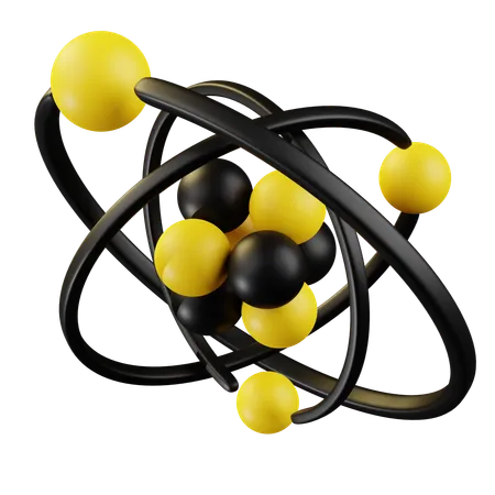 Atom  3D Icon