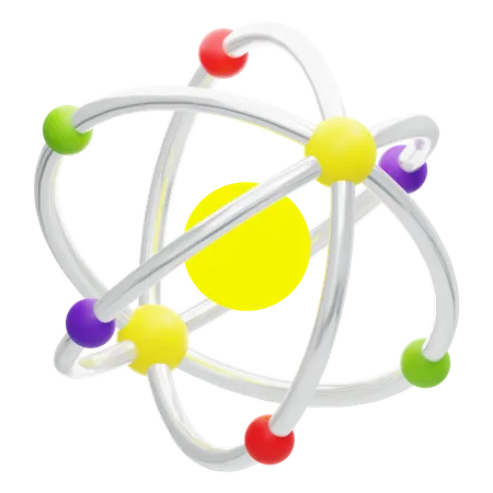 ATOM  3D Icon