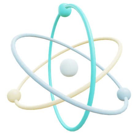 Atom  3D Icon