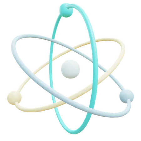 Atom  3D Icon