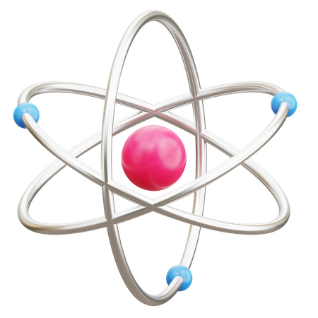 Atom  3D Icon