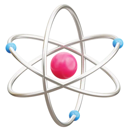 Atom  3D Icon