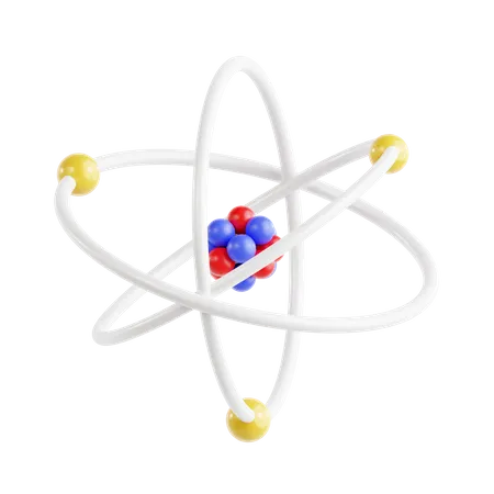 Atom  3D Icon