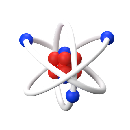 Atom  3D Icon