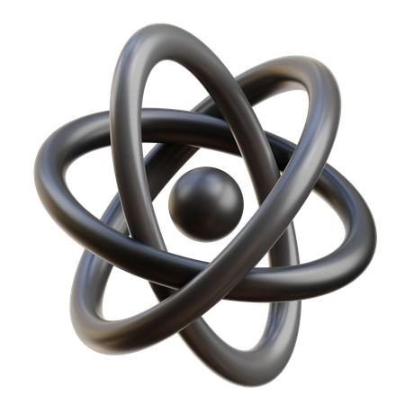 Atom  3D Icon