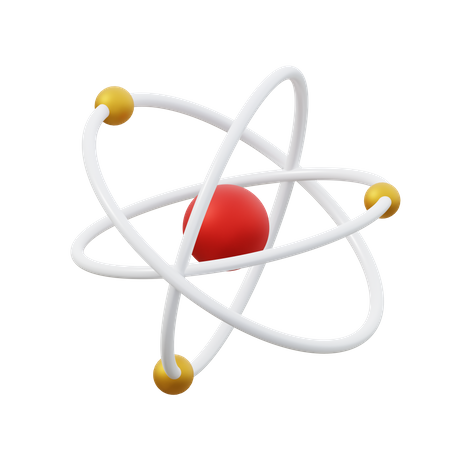 Atom  3D Icon