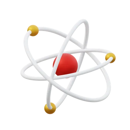 Atom  3D Icon