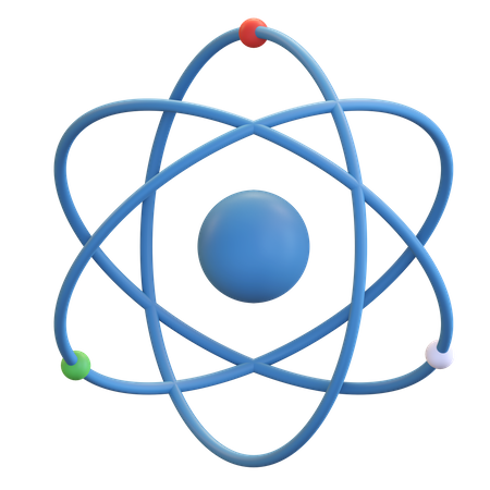 Atom  3D Icon