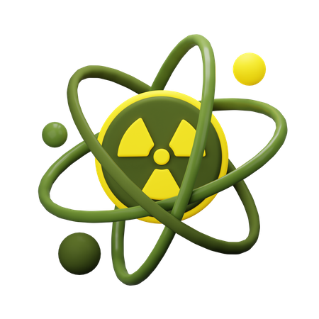 Atom  3D Icon