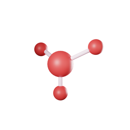 Atom  3D Icon