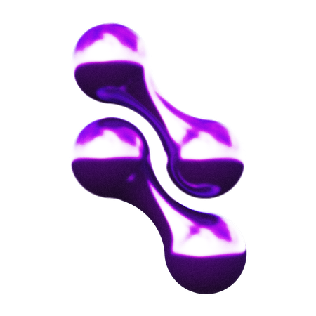 Atom Abstract Shape  3D Icon