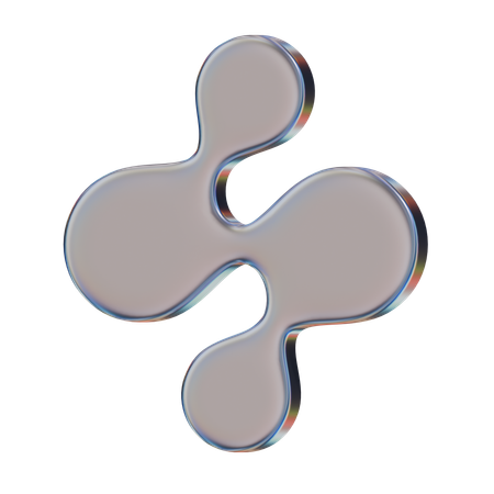 Atom abstrakte Form  3D Icon