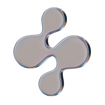 Atom abstrakte Form  3D Icon