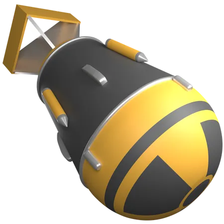 Atom Bomb  3D Icon