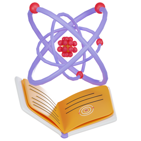 Atom Book  3D Icon