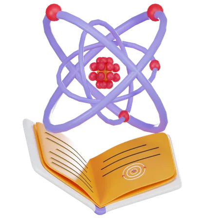 Atom Book  3D Icon