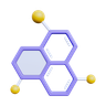 atom cell 3d logo