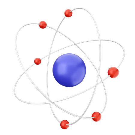 Atom Education  3D Icon