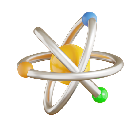 Atom Energy  3D Icon