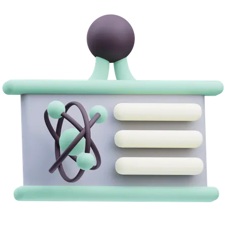 Atompräsentation  3D Icon