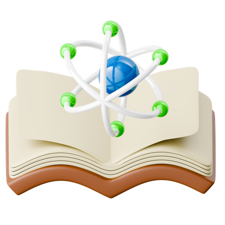 Atom Structure  3D Icon