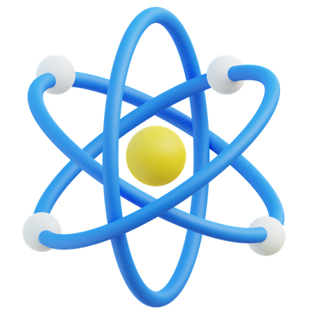 Átomo  3D Icon