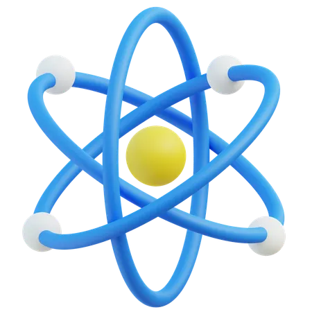 Átomo  3D Icon