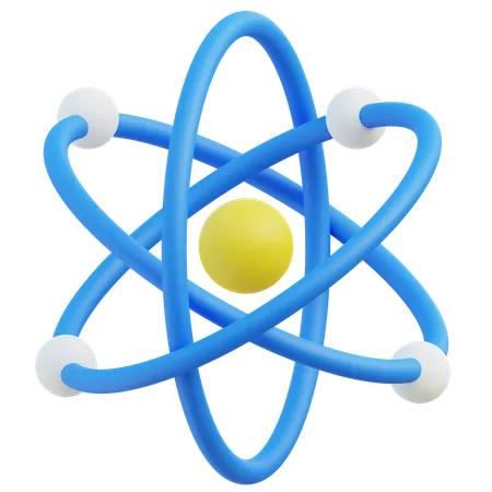 Science Atom Science 3D Icon