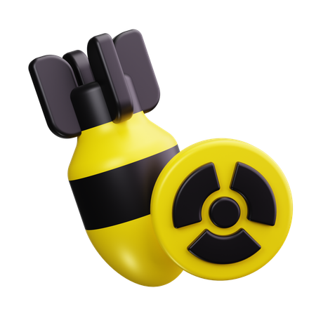 Atombombe  3D Icon