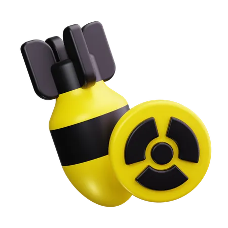 Atombombe  3D Icon