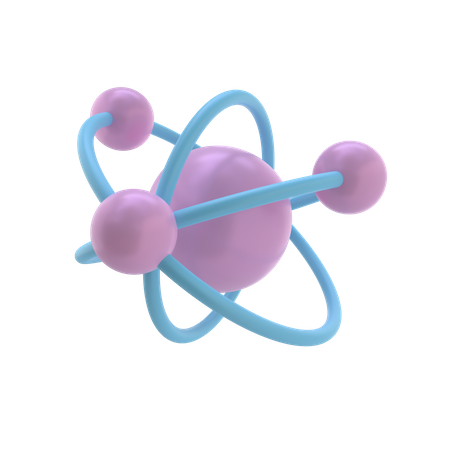 Atome  3D Icon