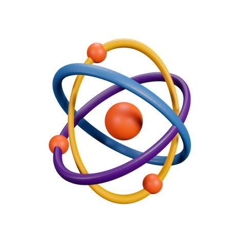 Atome  3D Illustration