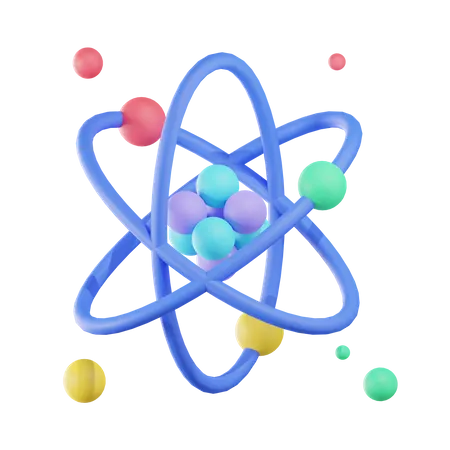 Atome  3D Icon