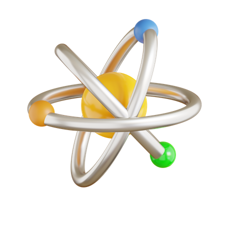 Énergie atomique  3D Icon
