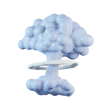 Nukleare Explosion  3D Icon
